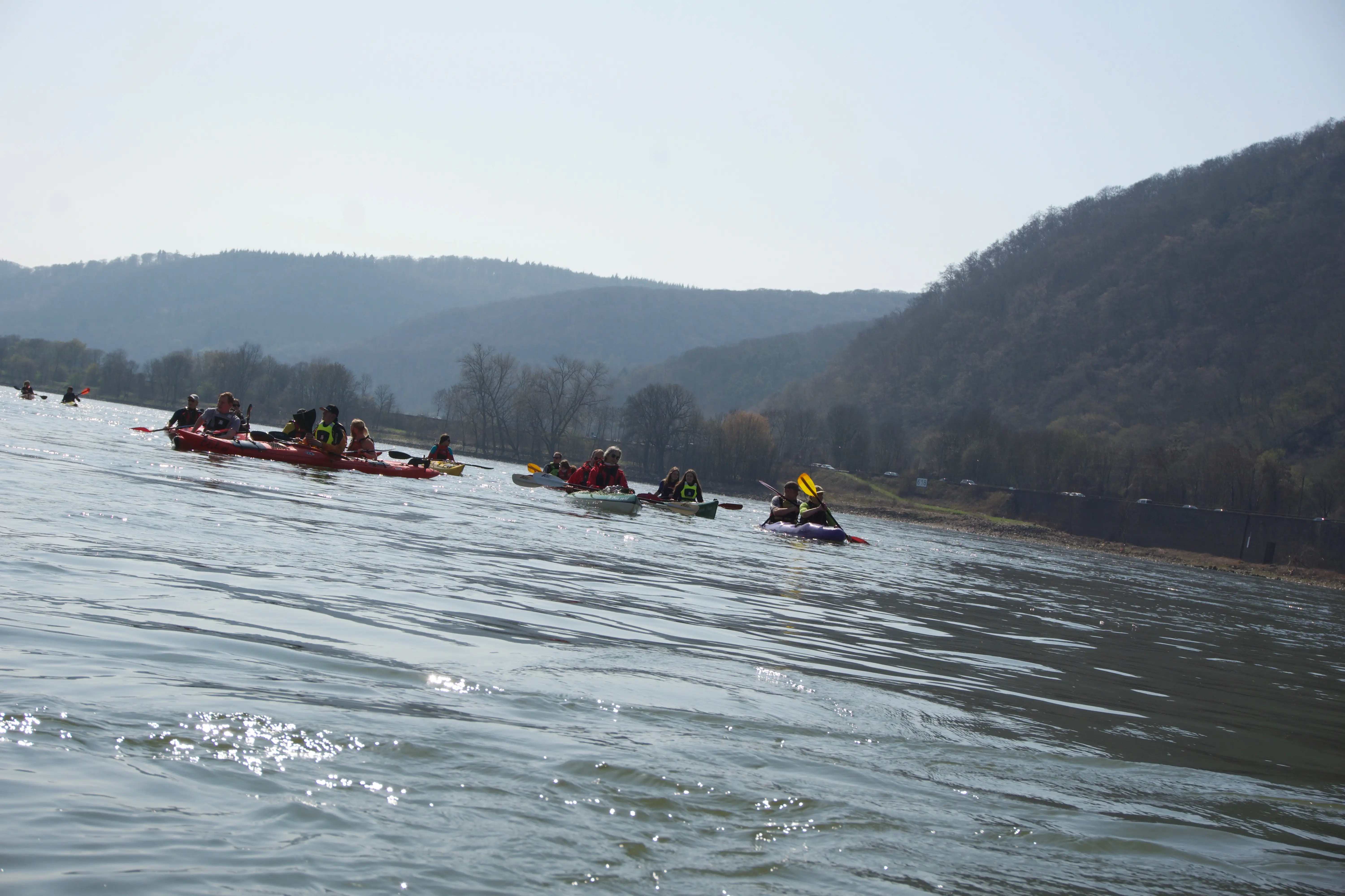 Anpaddeln auf dem Rhein 2019