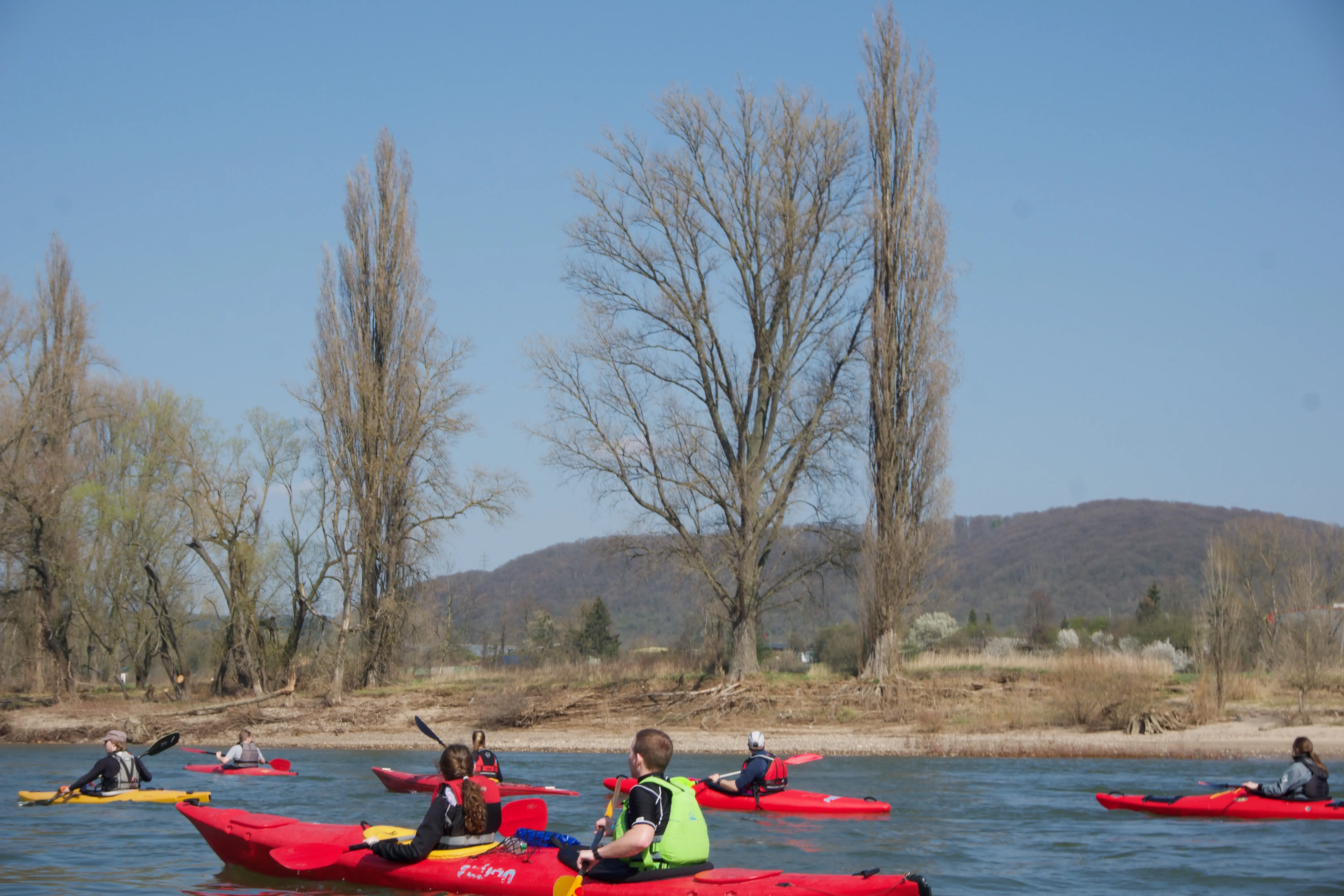 Anpaddeln auf dem Rhein 2019