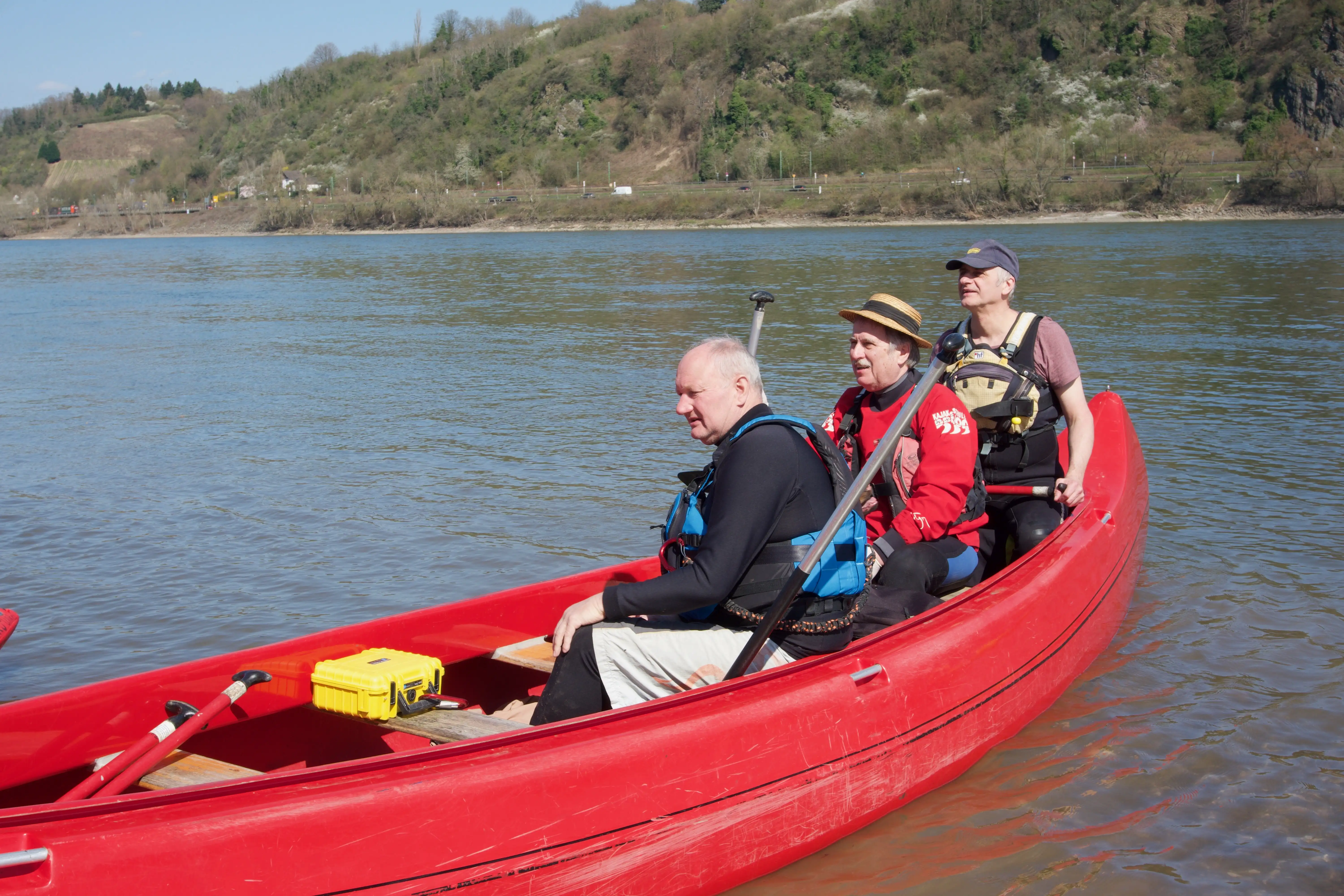 Anpaddeln auf dem Rhein 2019