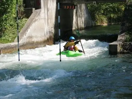 Wildwasser Kanu Action