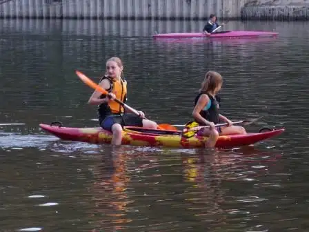 Training auf dem Rhein