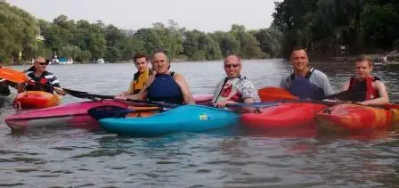 Training auf dem Rhein